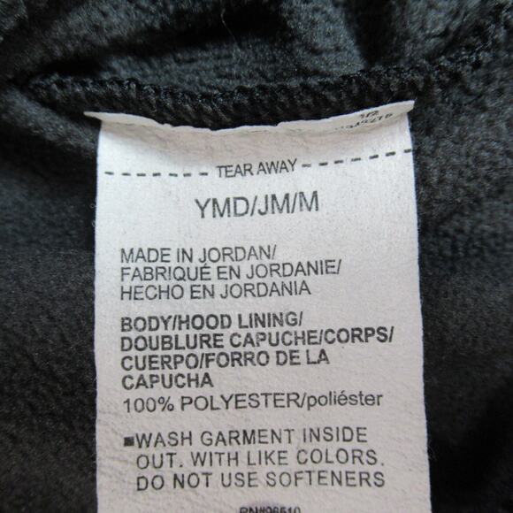 Under Armour Hoodie Boys Medium Black Sweatshirt Hooded Logo Spellout Sports - Picture 6 of 7